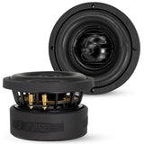 5Core 6.5 Inch Car Subwoofer Dual 4Ohm 1000W Speaker Sub Woofer Driver Aluminum Frame 6.5” Woofers
