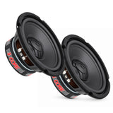 5 Core 8 Inch Subwoofer Pair 200W Car Audio Woofer 4 Ohm Replacement Deep Bass Loud Speaker