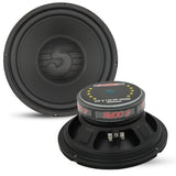 5 Core 8 Inch Subwoofer Pair 200W Car Audio Woofer 4 Ohm Replacement Deep Bass Loud Speaker