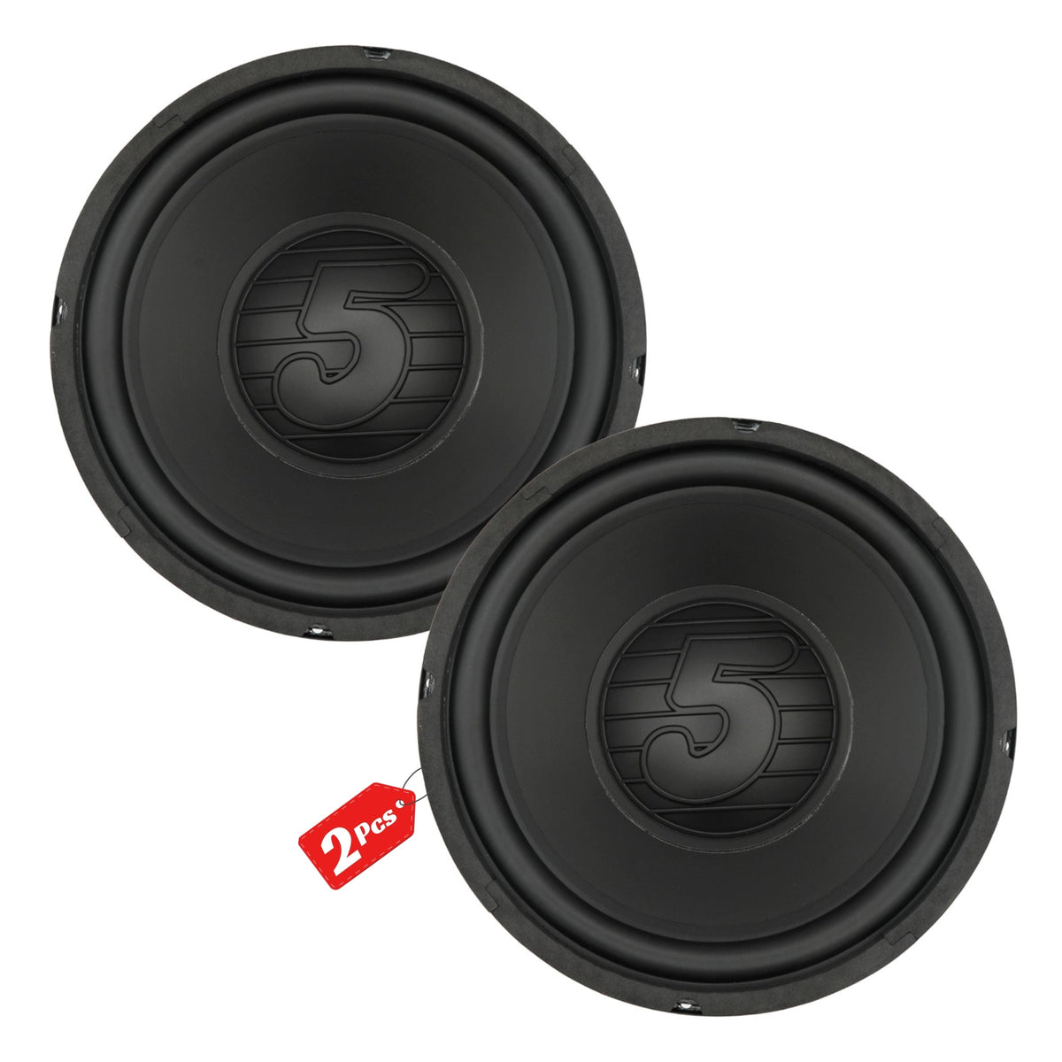 5 Core 10" Car Subwoofer Replacement Speaker Deep Bass Woofer Driver for Car Aud