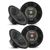 5 Core Car Subwoofer 2Pc 300W 12" Deep Bass Replacement Speaker 4Ohm 40 - 3.5 KHz Component Sub Woofer