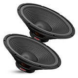 5 Core 15" Guitar Speaker 2Pc Replacement 2000W 8 Ohm Low Distortion for Electric Guitar Amp Cabinet