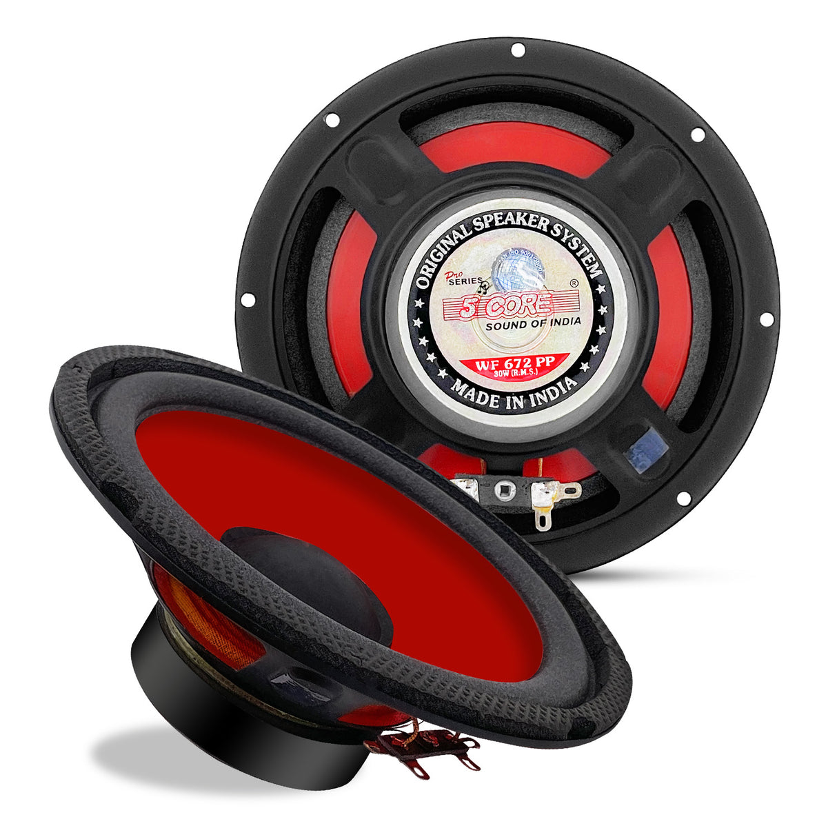 5 Core 6 Inch Subwoofer 300W Car Audio Sub Woofer 4 Ohm w PP Cone Deep Bass Replacement Loud Speaker