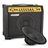 Guitar amplifier with a speaker 