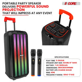 Rechargeable Bluetooth speaker offering portability, high-quality sound, and wireless connectivity for on-the-go music enjoyment