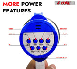 5 Core Megaphone 30W Bull Horn PA Speaker w 800 Yards Range Loud Siren Voice Amplifier Portable