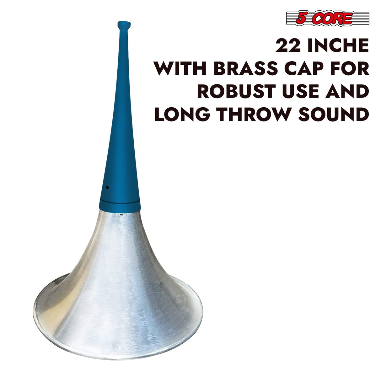 5 Core PA Horn Speaker 800W PMPO Compression Driver in 22 Inch Trumpet Throat Loud Audio System