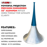 5 Core PA Horn Speaker 800W PMPO Compression Driver in 22 Inch Trumpet Throat Loud Audio System