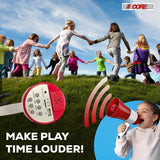 5 Core Megaphone 30W Bull Horn PA Speaker w 800 Yard Range Siren Loud Megafono for Sports & Coaches