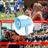 5Core Megaphone 15W Bull Horn Kids PA Speaker w 400 Yards Range Siren Lightweight Loud Mini Megafono