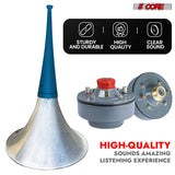 5 Core PA Horn Speaker 800W PMPO Compression Driver in 22 Inch Trumpet Throat Loud Audio System
