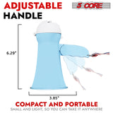 5 Core Megaphone Bullhorn Speaker 15W Mini Battery Power Bull horn w Siren 400 Yard Range SKY BLUE