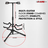 5Core Guitar Stand Floor Tripod Portable Adjustable Multi Guitars Holder 2N1