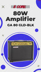 5 Core Guitar Amp 80 Watt  Electric Amplifier w Built in 10" Speaker Portable Mini Practice Amps