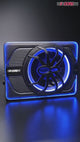 5Core 10 inch Slim Under Seat Car Audio Subwoofer 800W Built in Amplifier Sub Woofer LED Light