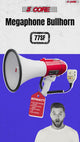 5Core Megaphone Bullhorn Speaker Pro 60W Bull Horn Non Rechargeable Cheer Megafono