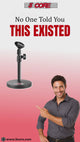 5 Core Mic Stand 3 in 1 Desktop Microphone Stands Adjustable Table Microfono Holder w Phone Clamp