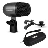 5Core Tom Snare Mic Cardioid Dynamic Microphone for Drum Kit Percussion Instrument BLACK